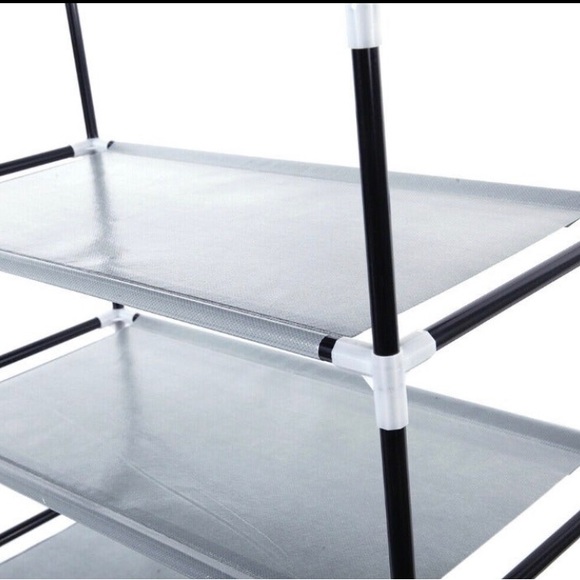 New 10 Layer Shoe Rack Shelf Storage Closet Organizer Coffee Color - Picture 5 of 7